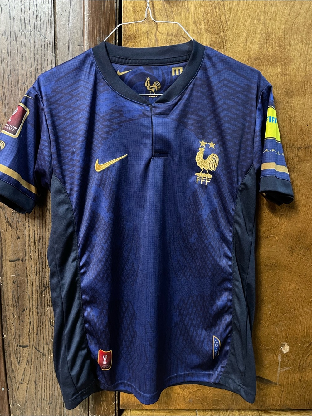 Nike France Men's National Team Jersey - Navy/Gold